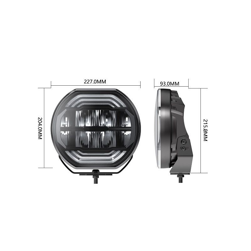 products/1392/radna svetla za kamione.jpg - LED RADNA SVETLO REFLEKTOR + DNEVNO SVETLO 2.7x20.4cm 160W - Xenon Svetla Beograd
